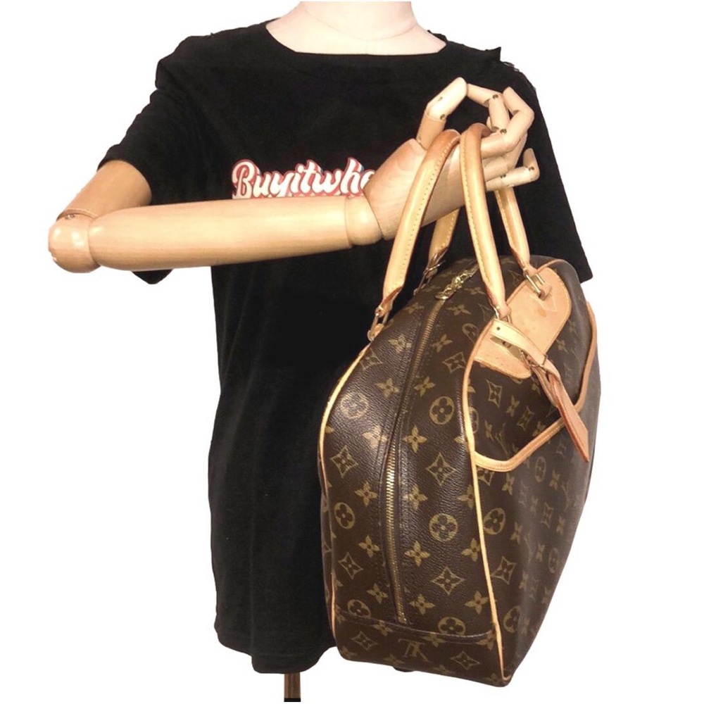LOUIS VUITTON Deauville LV Monogram Top Handle Doctor’s Weekend Bag 35cm - Picture 17 of 17